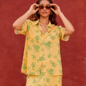 VRG GRL Heat Wave Button Up Shirt